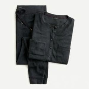 J Crew supercozy waffle henry pajama set
